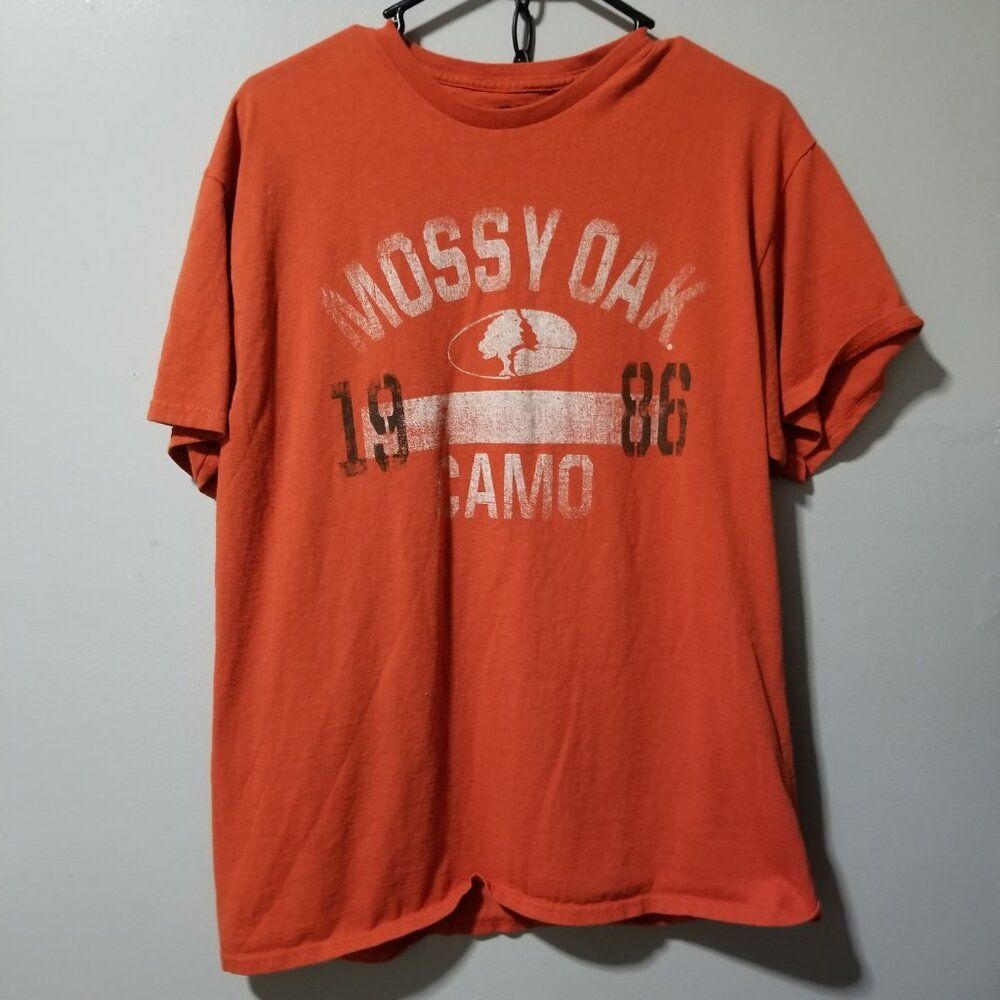 Mossy Oak Orange T Shirt Men's L (42/44)